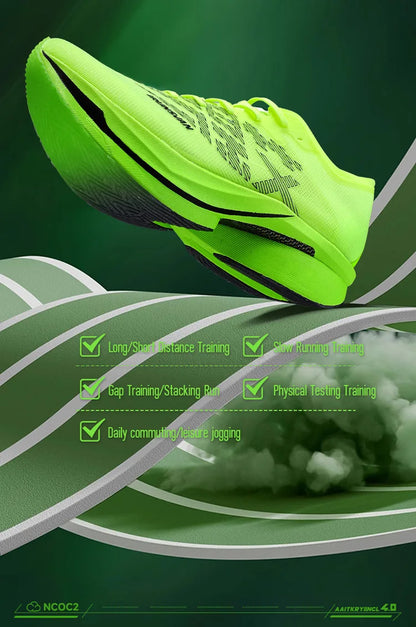 IRUNSVAN Carbon Plate Sports Shoes Marathon Professional Running Shoes Shock Absorbent Breathable Jogging Shoes unisex 095