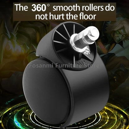 Esports Gamers Swivel Chair with Armrests Internet Anchor Racing Chair High-quality Leather Home Office Computer Gaming Chairs