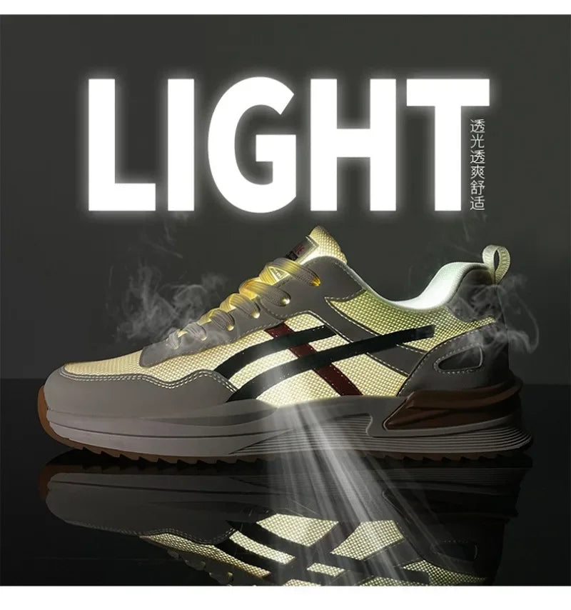 Men's Sneakers Breathable Casual Shoe Lace Up Sport Running Shoes for Men Tennis Shoes zapatos baratos liquidación envios gratis