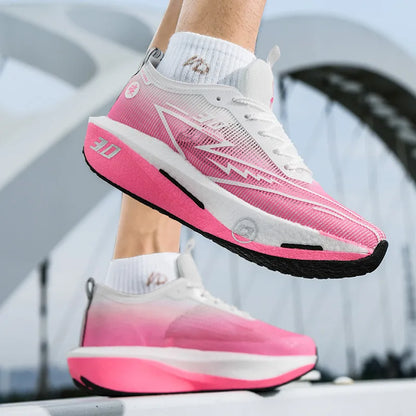 Men Sneakers Mesh Comfort Tennis Shoes 2025 Men's Running Carbon Board 3.0 Cushion Sports Training Jogging Speciality Jog Shoes