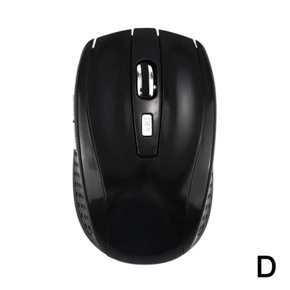 Rato Ótico Sem Fios 2.4GHz com Recetor USB para Gaming, 6 Botões, para Computador, PC e Portátil, Acessórios