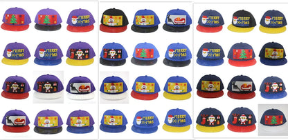 Crtani patchwork bejzbol kape, uradi-sam blokovi, snapback kape, hip hop kape za muškarce i žene, odvojivi pikseli, kape za tatu, dječje kape, kape za odrasle