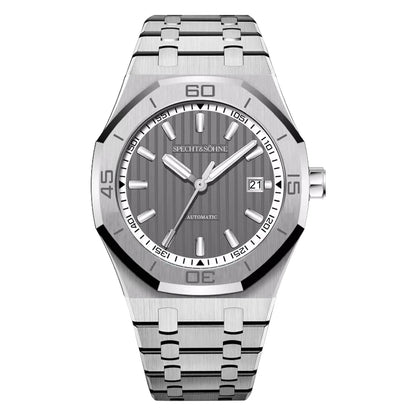 New Luxury Specht & Söhne Automatic Mechanical Watches Japan 8215 Movt Stainless Steel Watch Sapphire Crystal Waterproof 40MM