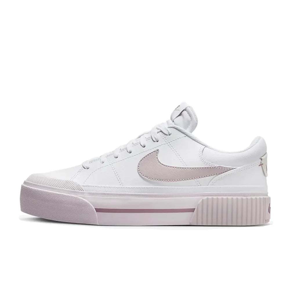 Nike Court Legacy Lit Leather Comfort Slip-Resistant Cushioned Durable Low-Top Tennis Shoes FD0355-133