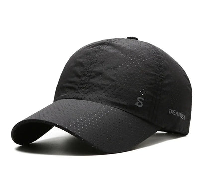 Men Women Mesh Moisture-Waging Quick Dry Baseball Cap Male Summer Female Originality Adjustable Breathable Sun Visor Fishing Hat