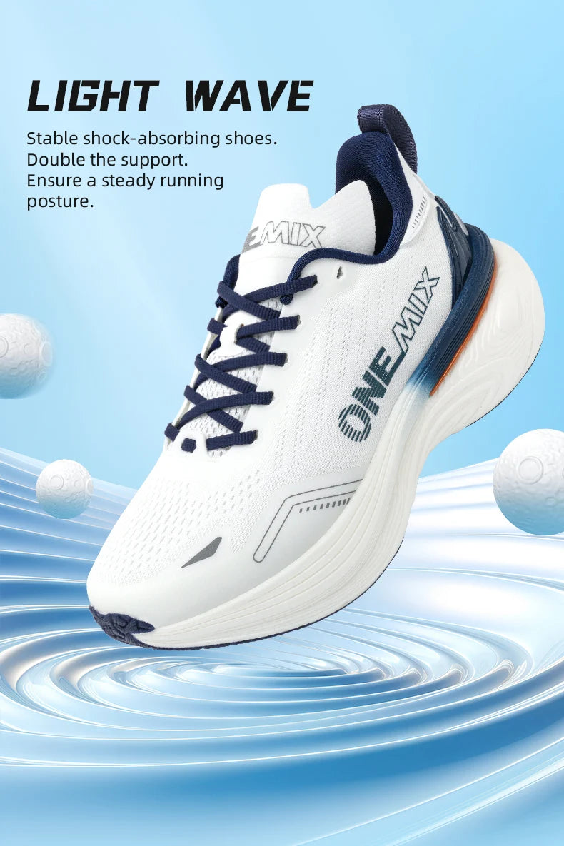 ONEMIX 2026 Jogging Running Shoes Unisex Lightweight Sneakers Road Wear-Resistant Fashion Sports Fitness Shoes