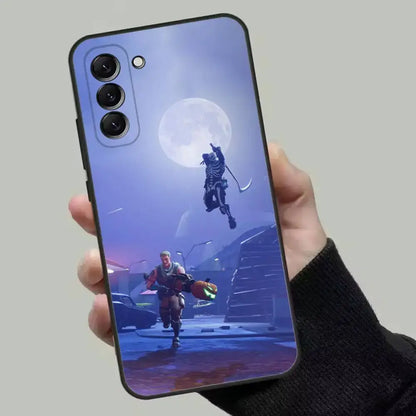 M-Midas F-Fortnite Phone Case For Samsung Galaxy A13,A21s,A22,A31,A32,A52,A53,A71,A80,Soft Black Shell