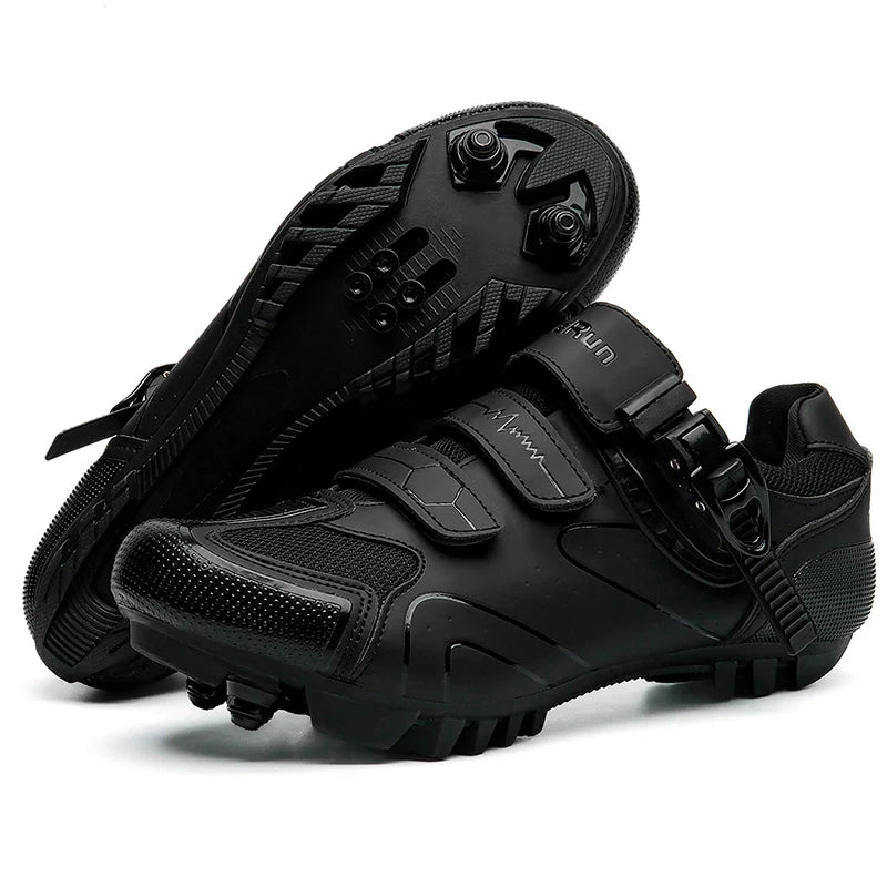 Spring 2025，MTB Cycling Shoes With Clamps For Men,Carbon Sports Shoes, Speed, Mountain Running，Mountain Bike Shoes