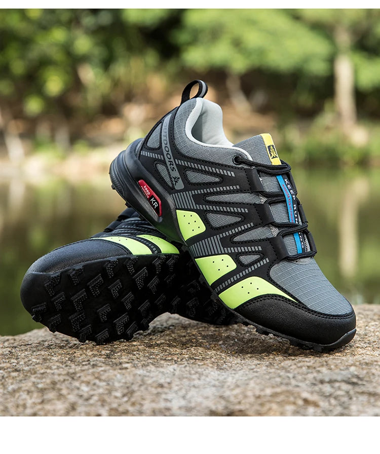 Men's Hiking Shoes Waterproof Non-slip All-terrain Outdoor Sports Shoes Hiking Camping Tactical Training Shoes Bicycle Shoes