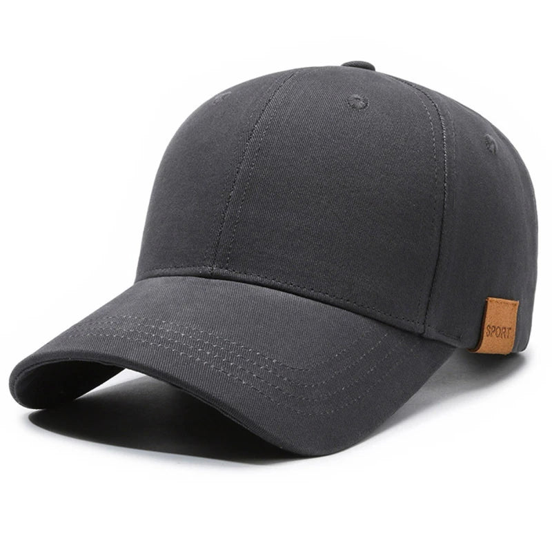 Casquette de soleil à séchage rapide pour femme, casquette de sport décontractée pour homme, casquette de baseball grande taille 60-65 cm, casquette à visière ajustable, casquette à visière