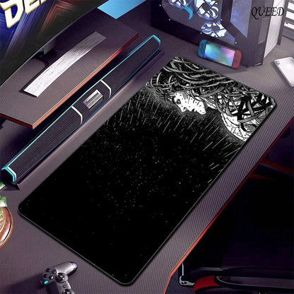 Gaming Accessories Varmilo Keyboard Computer Mousepad CS GO LOL Mouse Pad Berserk Guts Anime Dywan Gamer 900X400 XXL Desk Mats