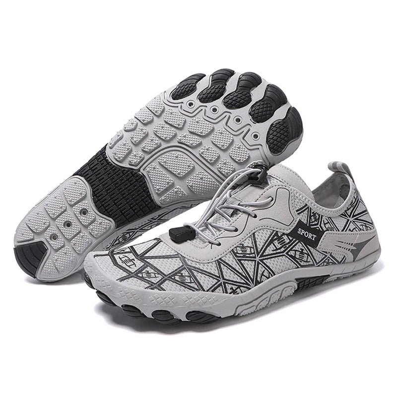 Men Wading Shoes Barefoot Quick-Drying Beach Shoes Outdoor Non-Slip Upstream Swimming Diving Shoes Women Water Sports Shoes