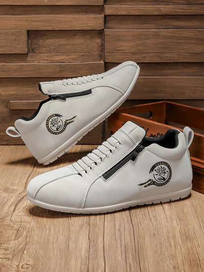 Men's Lightweight Casual Shoes Outdoor Entertainment Skateboarding Daily Walking Driving Shoes Comfortable Breathable Slip-On