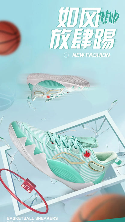 Men's Basketball Shoes Breathable Cushioning Non-Slip Wearable Runing Shoes Gym Training Athletic Basketball Sneakers for Men