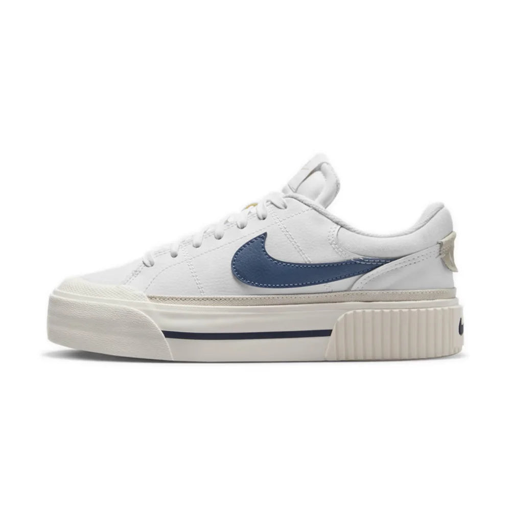 Nike Court Legacy Lit Leather Comfort Slip-Resistant Cushioned Durable Low-Top Tennis Shoes FD0355-133