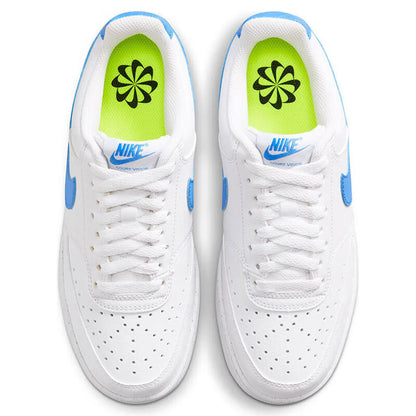 Nike Court Vision 1 Low Next Nature Comfortable, versatile, and durable Low-top court shoe Women's White/Blue DH3158-107