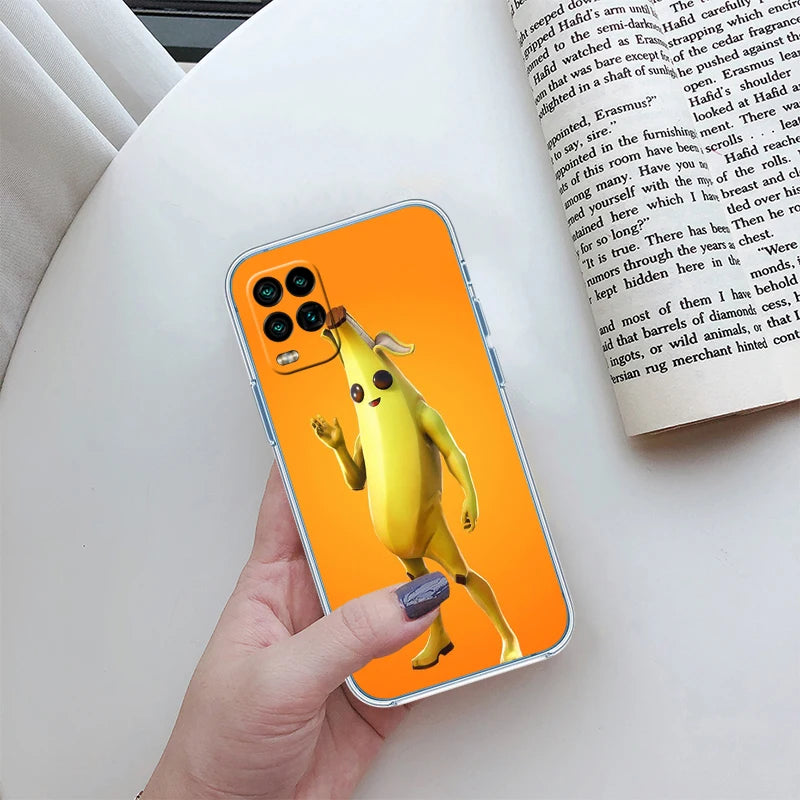 Capa Transparente para Telemóvel F-Fortnites-Poster para Samsung Galaxy A04 A04S A14 A23 A34 A54 M23 M33 M52 M53