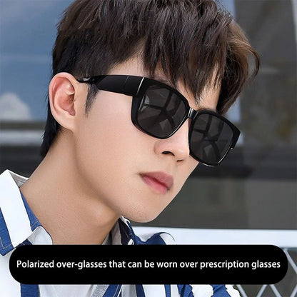 for Driving Riding That Can Be Worn over Other Glasses Fit Over Glasses Sunglasses Wrap Around Square Shades Polarized