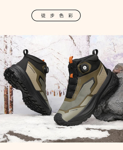CAMSSOO Hiking Shoes Men Snow boots Outdoor Sports Climbing Shoes women Trekking Sneakers ankle boots hunting shoes travel boots