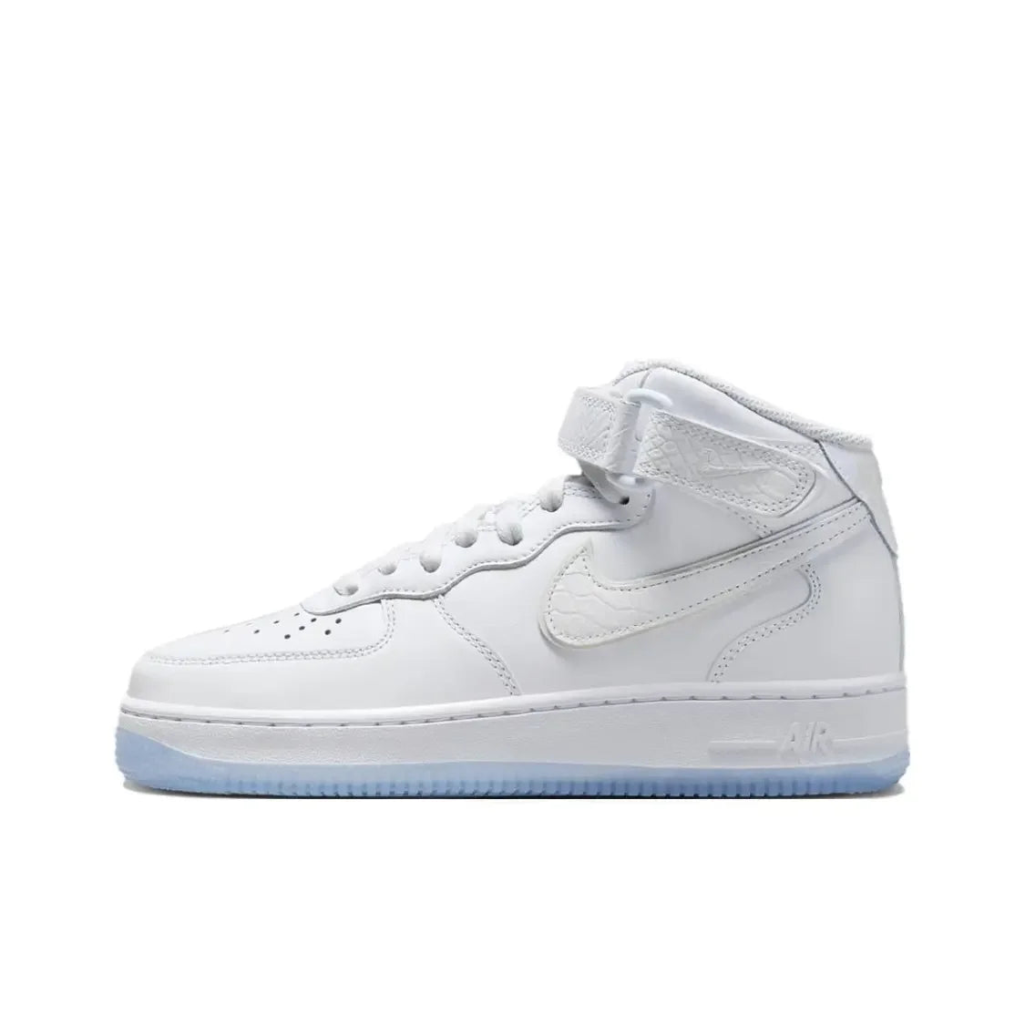 Nike Air Force 1 Mid Unisex Sneakers - Ankle Support, Classic Cushioned Comfort & Durable for All-Day Wear DQ7666-001