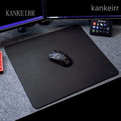 Fekete Speed egérpad, egyszínű, nagy rugalmasságú, csúszásmentes aljú gaming egérszőnyeg, prémium e-sport egérpad, ultrafinom felületű deskmat