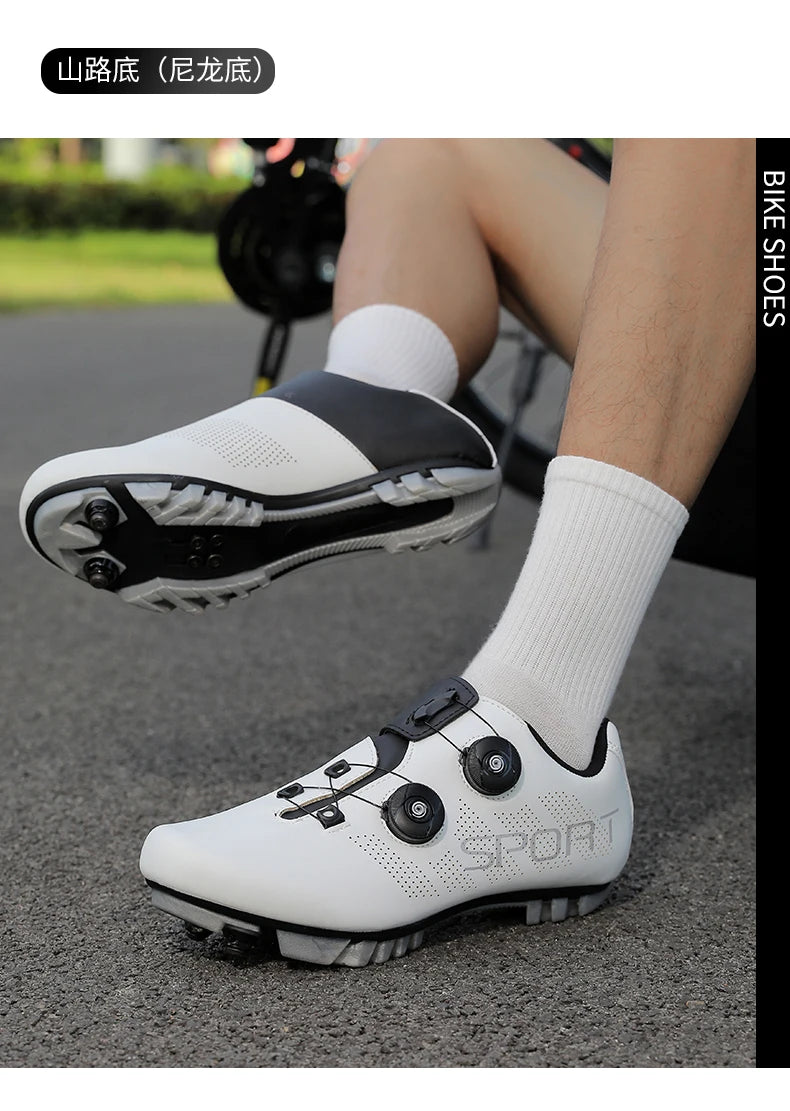 Cycling Sneakers Breathable MTB Shoes Men Women Trail Mountain Bicycle Riding Shoes Sport Road Bike Shoes Spd Pedal Cycle Shoes
