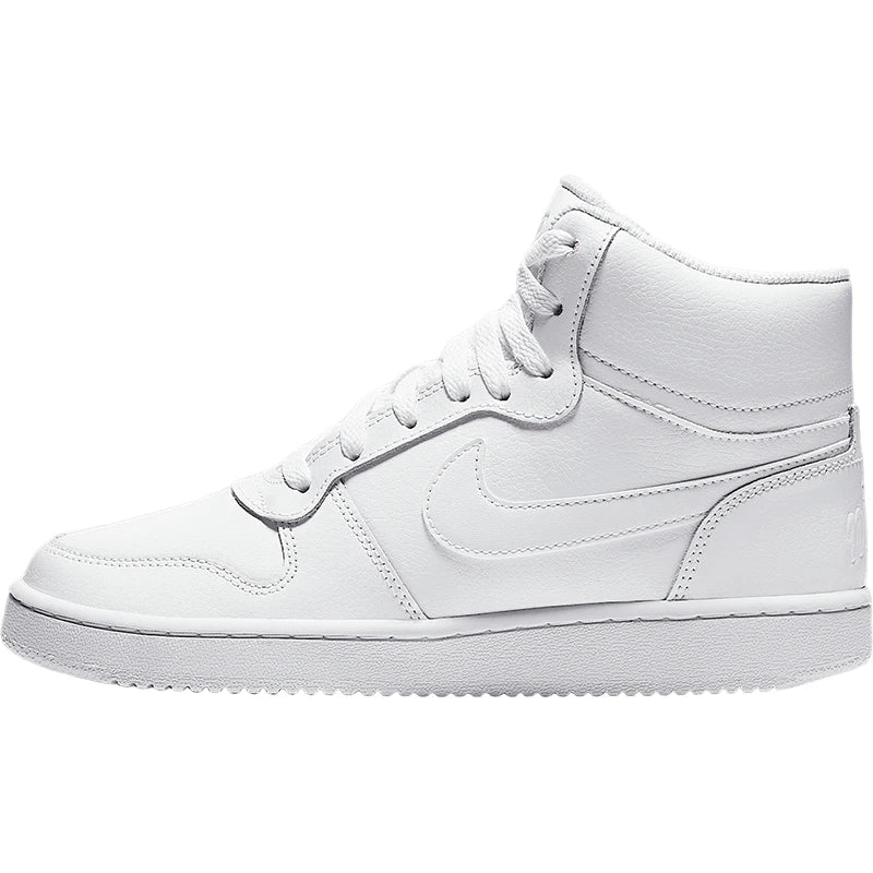 Nike Official Authentic Ebernon Mid Women's Mid-Top Simple Classic Skate Shoes AQ1778-100