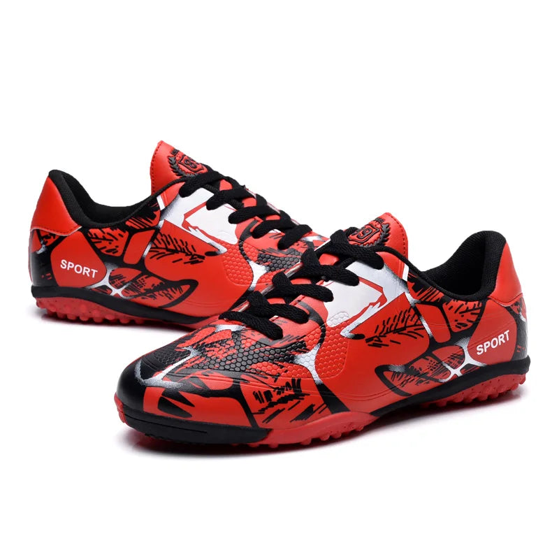 Buty piłkarskie dla dzieci Sports Society Field Chłopięce buty do piłki nożnej Futsal Szybkie buty do halowej piłki nożnej Oryginalne buty z kolcami do kostek Buty piłkarskie