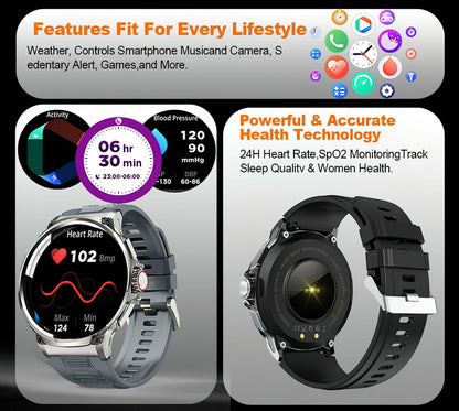 COLMI V69 1.85 Inch HD Bluetooth Call Smart Watch Men Sports Fitness Tracker Heart Monitor 710mAh Smartwatch For XIAOMI Android