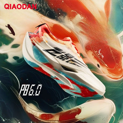 QIAODAN Feiying PB6.0 Men's Marathon Racing Running Shoes Full Palm Carbon Plate Sneakers Lightweight Sports Shoes QDB023261299