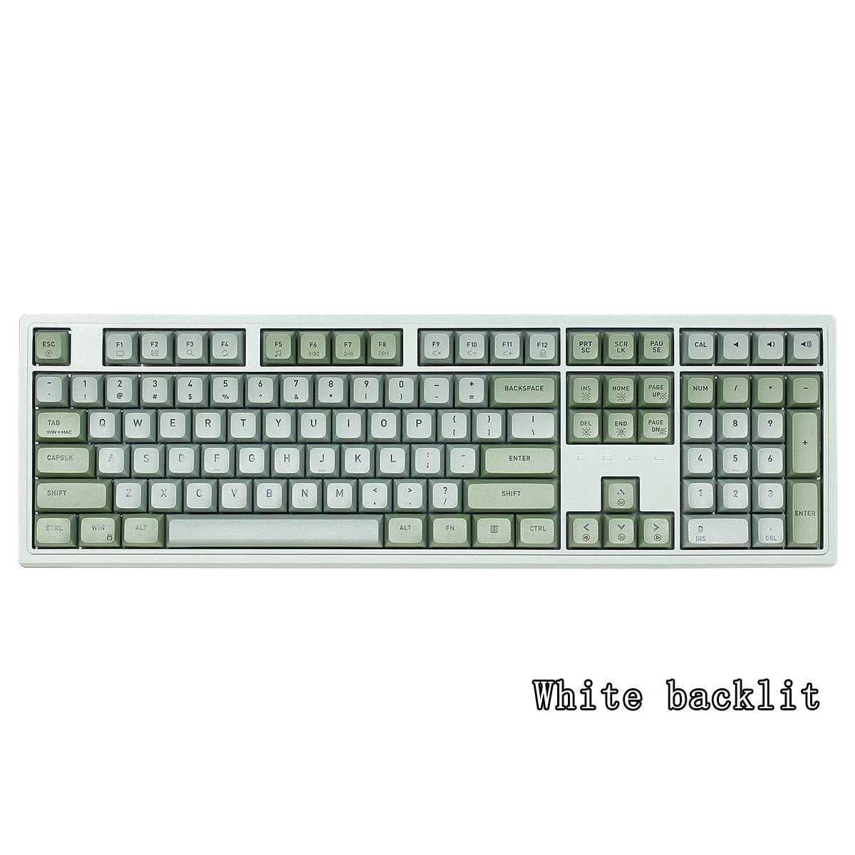 HEXGEARS M2 Mechanical Keyboard 87 Key Hot Swap PBT Gasket Structure White Backlit Macro Defined Gaming Mechanical Keyboard