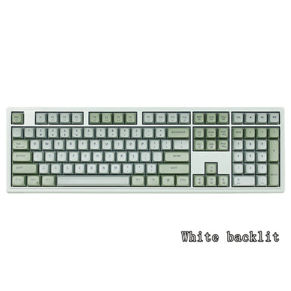 HEXGEARS M2 Mechanical Keyboard 87 Key Hot Swap PBT Gasket Structure White Backlit Macro Defined Gaming Mechanical Keyboard
