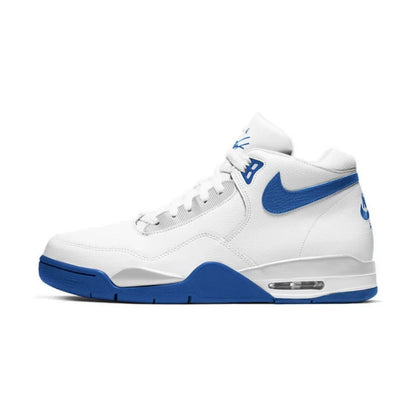 Nike Flight Legacy Mid-Top Retro Basketball Shoes with Slip-Resistant, Durable, and Cushioned Construction Unisex BQ4212-102