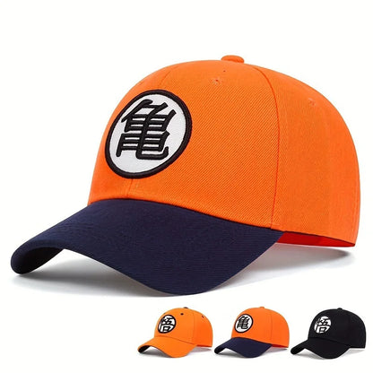 Dragon Ball Z justerbar basebollkeps Anime Goku sommarhatt för föräldrar och barn Hip Hop-keps för pappa Män Pojkar Utomhus- och sportkepsar Present