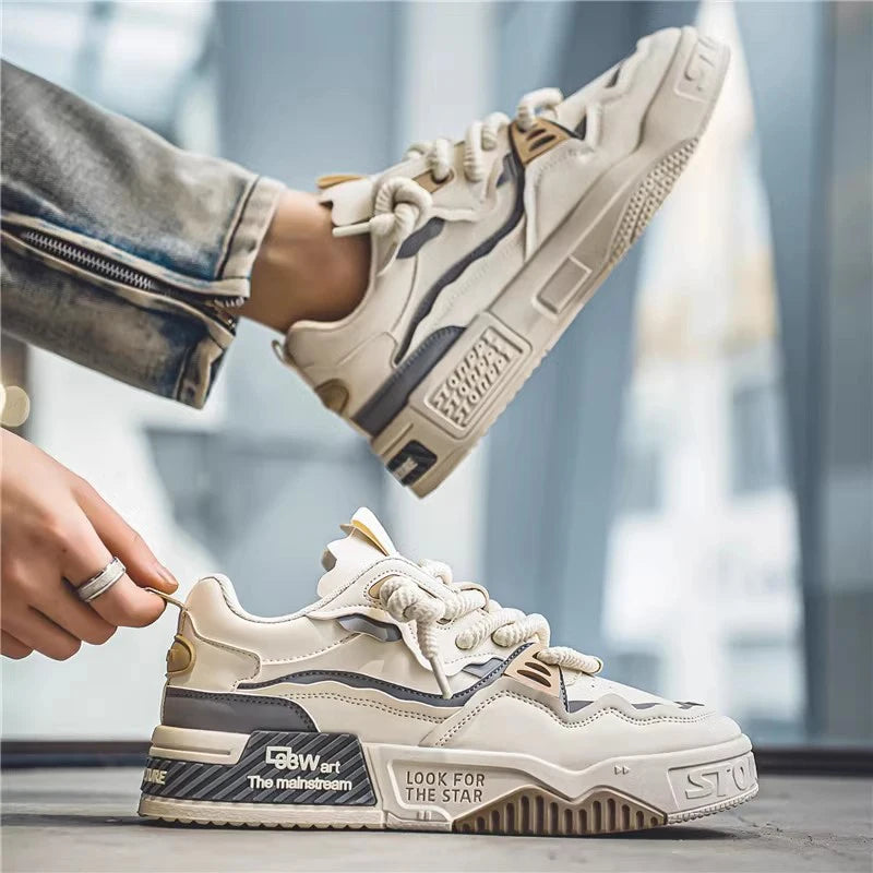 Men's sports and casual shoes, skateboarding shoes, men's street shoes, fashionable casual shoes, unisex suitable for all season