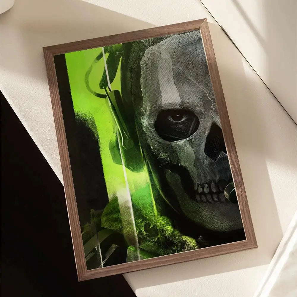 Самозалепващи се стенни стикери Call of D-DUTY с геймърски постер, HD стенен декор за спалня, дневна, домашна декорация и подарък