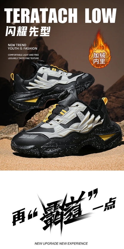 men boots 2025 New Winter Slippers Warm Men Shoes Waterproof Non-Slip Plush Sneakers Male tenis shoes Boots Men Sneakers Winter