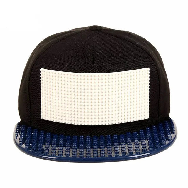 Crtani patchwork bejzbol kape, uradi-sam blokovi, snapback kape, hip hop kape za muškarce i žene, odvojivi pikseli, kape za tatu, dječje kape, kape za odrasle