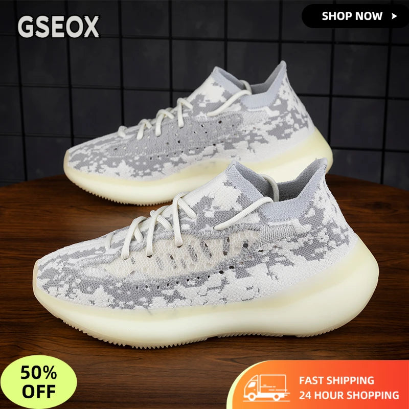 Air Cushion Running Shoes Speciality Marathon Men Sports Breathable Lightweight Women's Comfortable Nonskid Leisure Sneakers