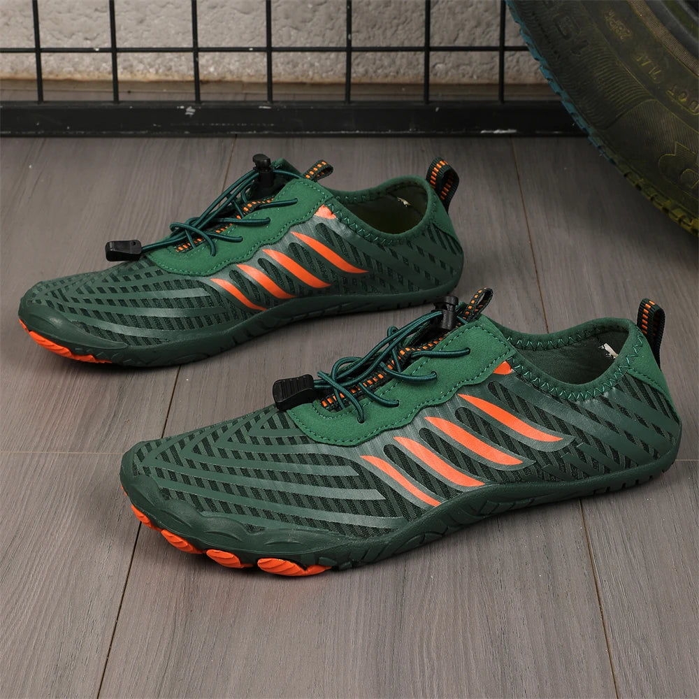 Sapatos Aquáticos Unissexo de Secagem Rápida para Homem e Mulher, Coloridos, para Praia, Natação, Surf e Beira-Mar, Ténis Aquáticos para Casal, Descalços, para Caminhada em Riachos