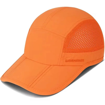 GADIEMKENSD Snabbtorkande, hopfällbara och bärbara basebollkepsar för män, sommar, havsvågbroderi, unisex, sport, solhattar, snapback-keps