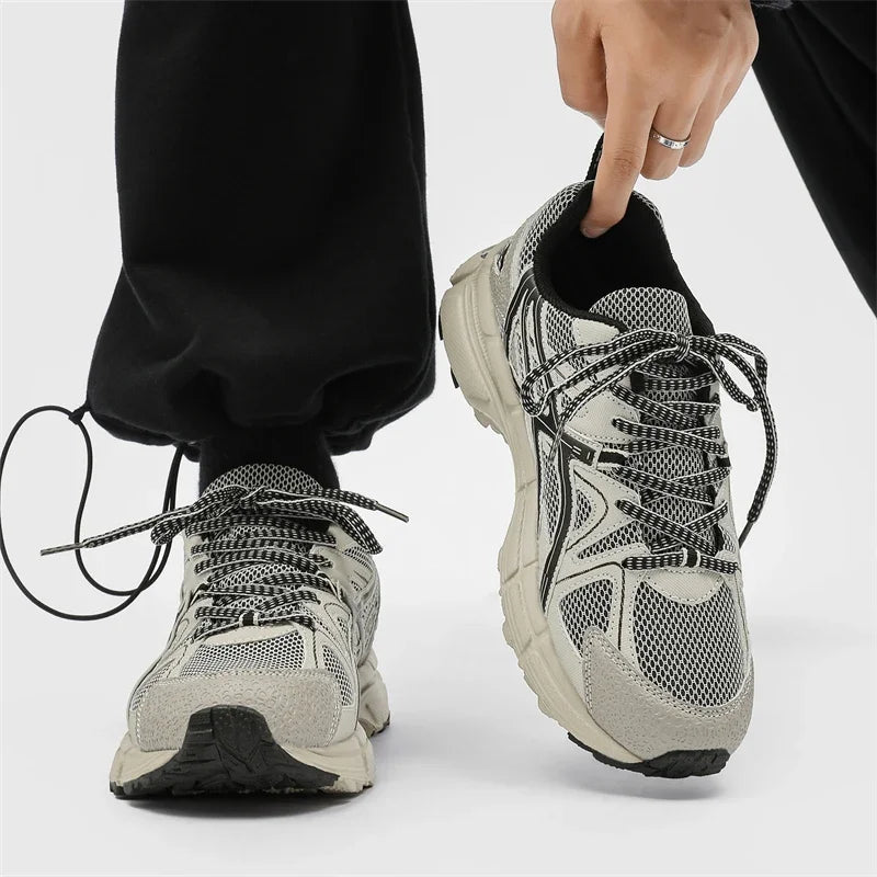 Męskie buty codzienne, outdoorowe, oddychające, do biegania, modne, do spacerów, rekreacyjne, sznurowane, do joggingu, mokasyny, markowe trampki Blade, wygodne