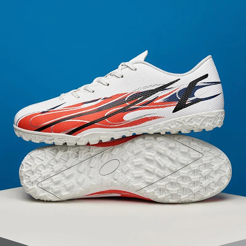 Large Size 46 47 Football Shoes for Men Training Sports Matches Artificial Grass TF Spike Cross-Border Shoe Male Footwear