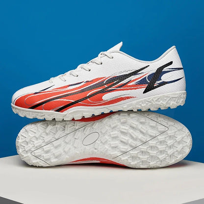Large Size 46 47 Football Shoes for Men Training Sports Matches Artificial Grass TF Spike Cross-Border Shoe Male Footwear