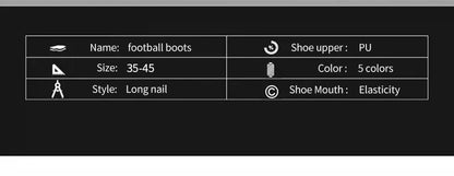 Novas Chuteiras de Futebol para Homem, Chuteiras de Futebol FG Antiderrapantes para Treino, Chuteiras de Futebol com Pitões Longos para Jogo, Ultraleves, Exterior, Dropshipping