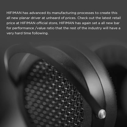 HIFIMAN SUNDARA Planar Magnetic Headphones Over-Ear HiFi Open-Back Headphones with Metal Casing High Fidelity Audio Design