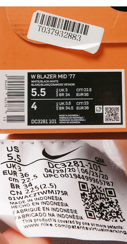 Nike Authentic BLAZER MID '77 női szabadidőcipő DC3281-101