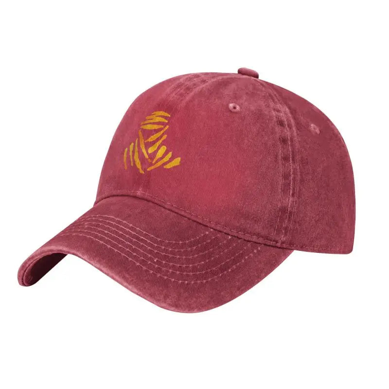 Vintage Racing Off Road D-Dakares Rally-baseballkepsar, unisex-modell, slitna och tvättade solkepsar, resekepsar, ostrukturerade mjuka kepsar