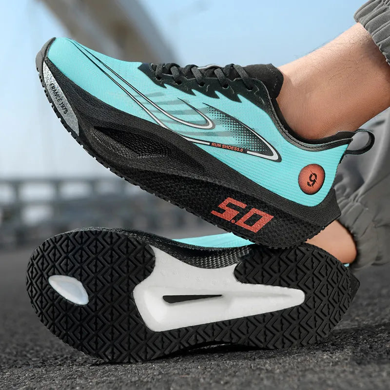 New Sports Shoes for Men&Women, Running Sneakers, Carbon Plate, Male Marathon Racing, Shock-absorbing, Athletics Training Shoes