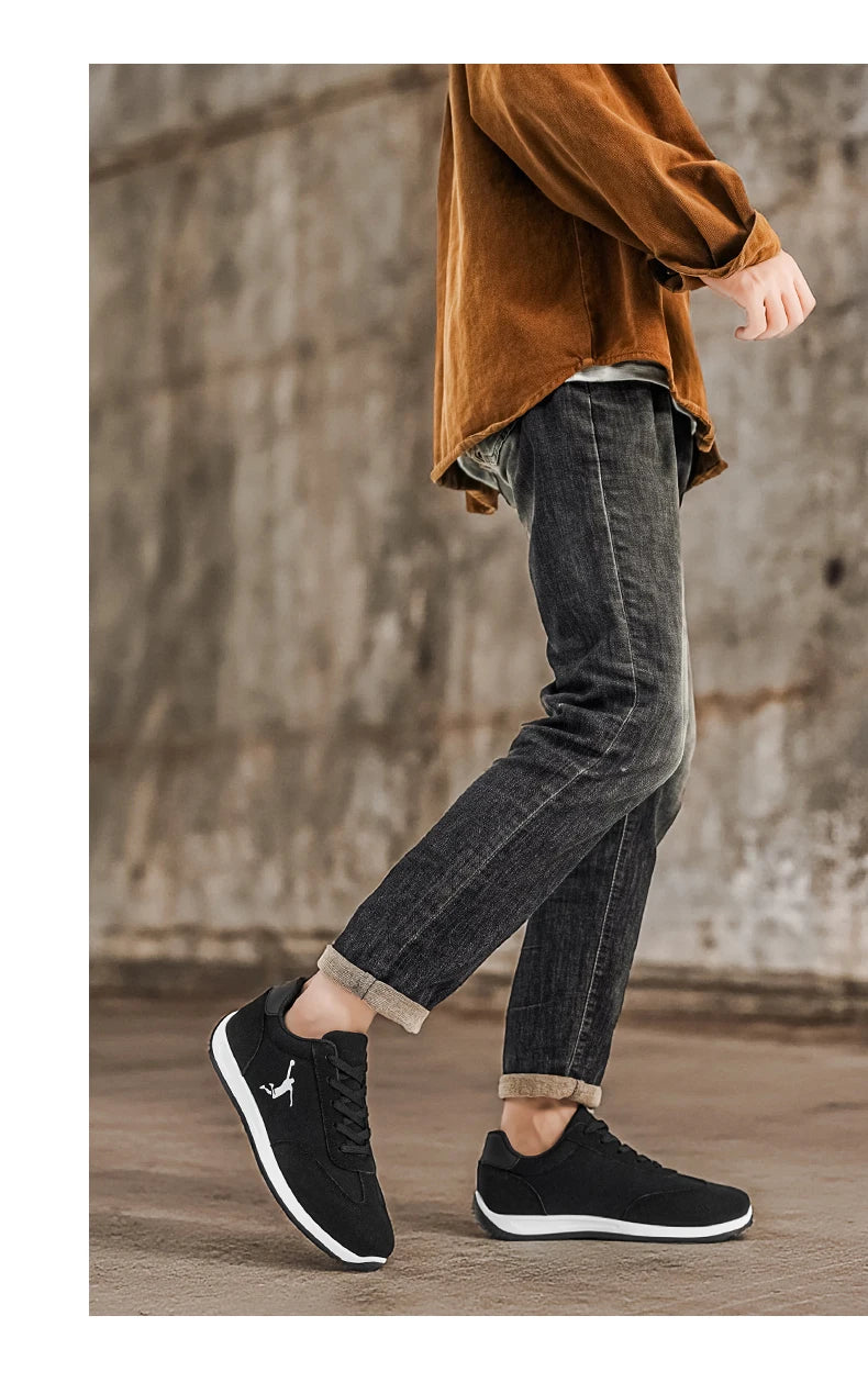 Men's Shoes, Spring and Autumn Trendy Shoes, New Cross-Border Models, White, Black, Red Sneakers, Soft-Soled Breathable Men's Low-Top Versatile Casual Shoes
